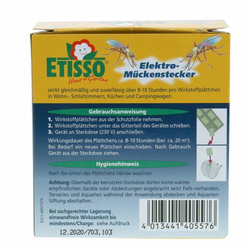 Floristik24 Etisso Elektro-Mückenstecker Mückenschutz