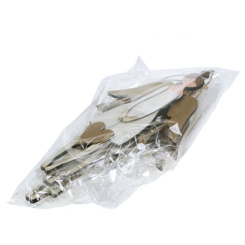 Floristik24 Engel Creme zum Hängen 20,5cm 4 St