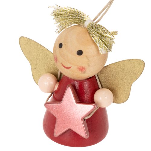 Deko Anhänger Engel mit Stern zum Aufhängen 5cm 9St | Floristik24.de
