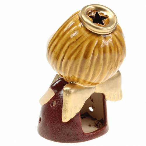 Floristik24 Windlicht Engel Keramik mit Herz H17cm