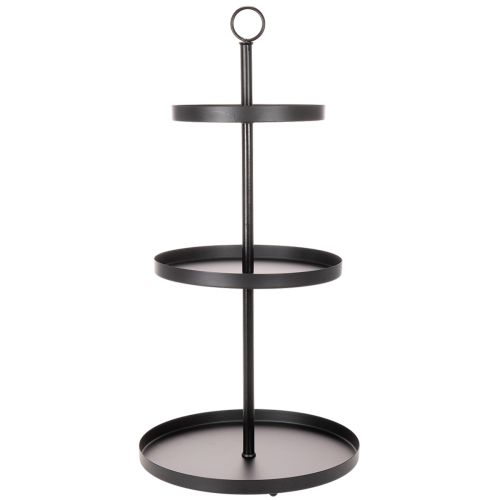 Etagere dreistöckig Metall Rund für mehrstöckige Tischdeko 61cm | Floristik24.de
