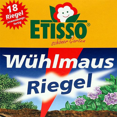 Floristik24 Etisso Wühlmaus Riegel (180g) 18St