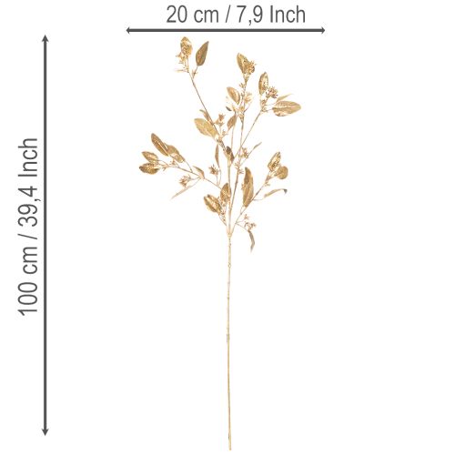 Künstlicher Eukalyptuszweig Deko Zweig für Vase 100cm | Floristik24.de