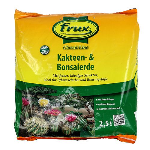 FRUX Kakteen- und Bonsaierde 2,5 Ltr.