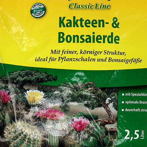 Floristik24 FRUX Kakteen- und Bonsaierde 2,5 Ltr.