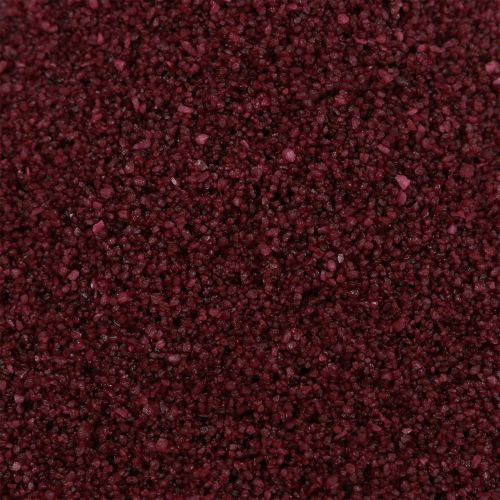 Floristik24 Farbsand 0,5mm Burgund 2kg