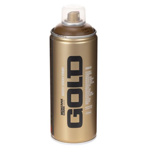 Farbspray Spraydose für Dekoration und Basteln Montana Gold Braun 400ml