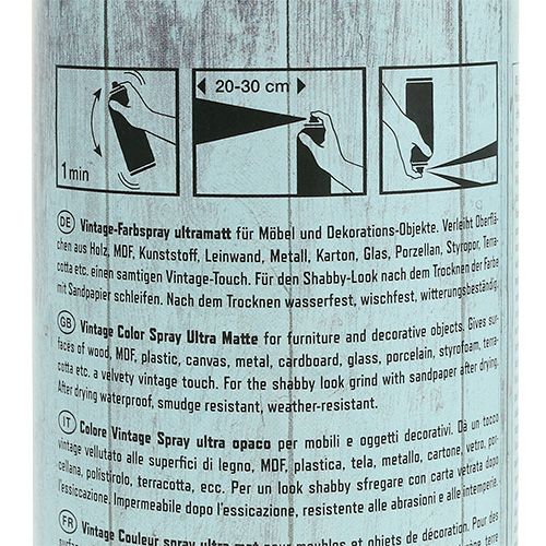 Floristik24 Farbspray Vintage Hellblau 400ml