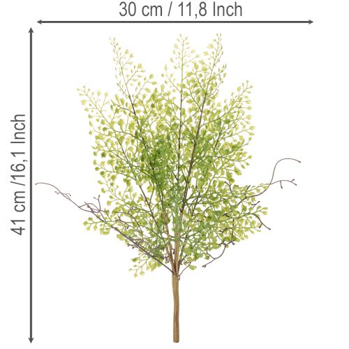 Künstlicher Ruscus Zweig grün für floristische Dekoration 41cm | Floristik24.de
