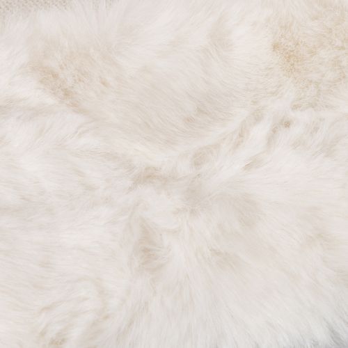 Fellband weiß flauschig Dekoband Kunstfell Rolle 10x140cm 3St | Floristik24.de