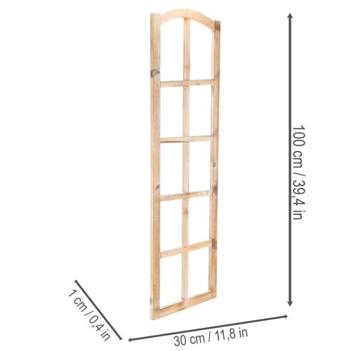 Fensterrahmen aus Holz als Dekoration für Wandgestaltung 100cm | Floristik24.de