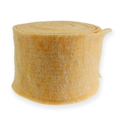 Filzband Hellgelb 15cm, 5m