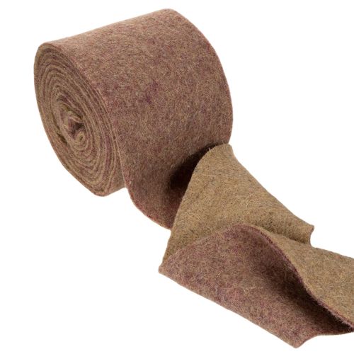 Filzband zweifarbig aus