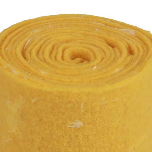 Artikel Filzband Wollband Dekostoff Gelb Federn Wollfilz 15cm 5m