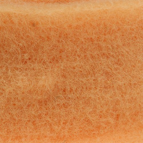 Floristik24 Filzband 7,5cm 5m Hellorange