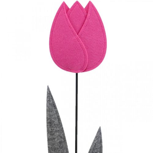 Artikel Filzblume Filz Deko Blume Tulpe Pink Tischdeko H68cm