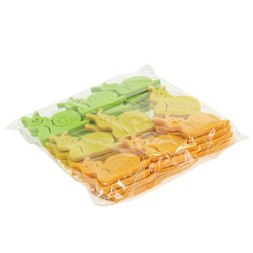 Floristik24 Filzschnecke mit Klebepunkt 5cm sort. 36 St