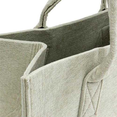 Floristik24 Filztasche 39x25x22cm Creme