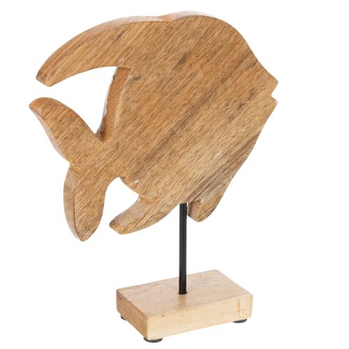 Artikel Holzfisch Figur Maritime Dekoration Handgefertigte Tischdeko für Wohnzimmer 22cm