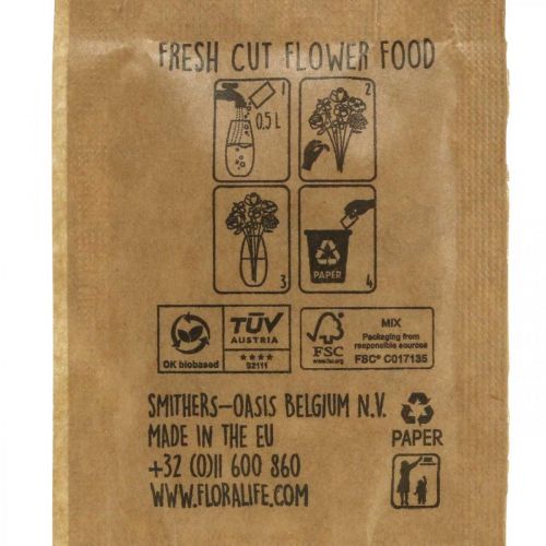 Floristik24 FloraLife Express Blumen frisch halten Schnittblumennahrung 50 St