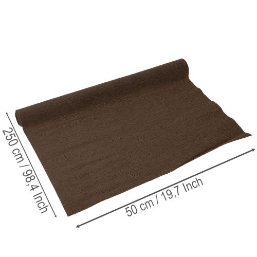 Floristen-Krepppapier Braun Rolle 50x250cm Dekoration | Floristik24.de