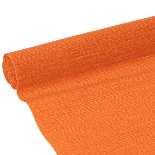Floristen-Krepppapier Orange Rolle 50x250cm