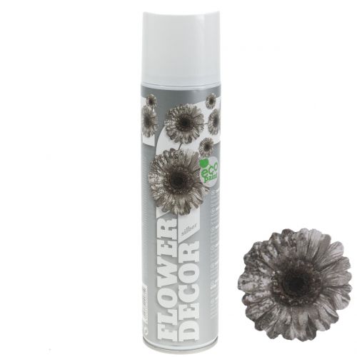 Floristik24 Blumenspray Flower Decor Silber 400ml