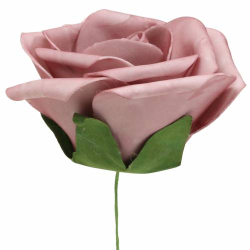Floristik24 Foam Rose Altrosa Ø15cm 4 St