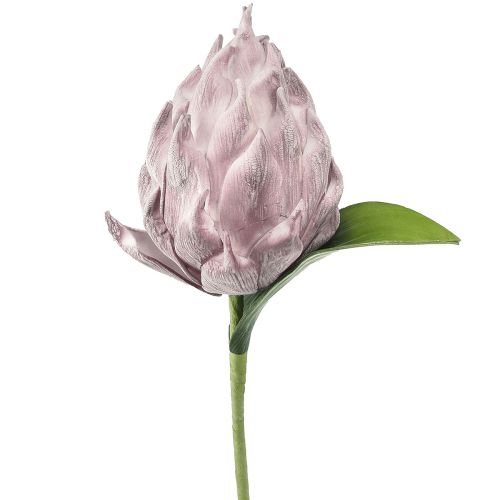 Floristik24 Foam Artischocke Helllila 14cm L28cm 1 St