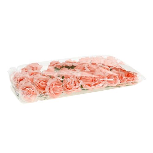 Artikel Foam Rose Ø4,5cm Lachs 36 St