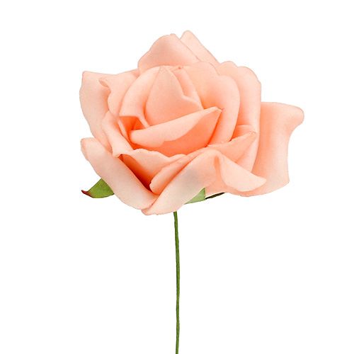 Artikel Foam Rose Ø 6cm Lachsrosa 27 St