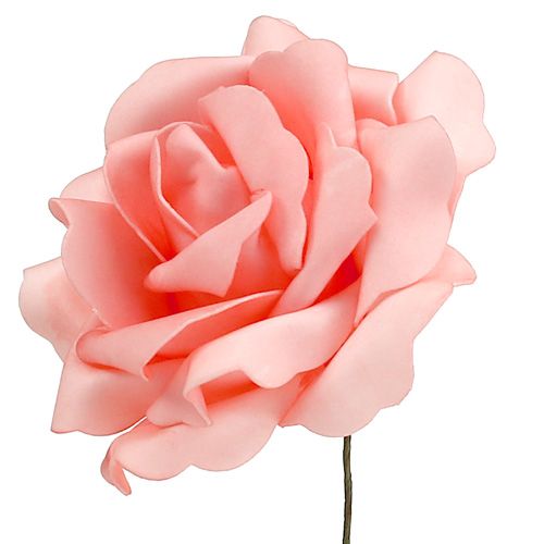 Foam Rose Schaumrose Lachs Ø15cm 4 St
