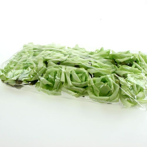 Floristik24 Foam-Rose Ø 8cm Grün 18 St