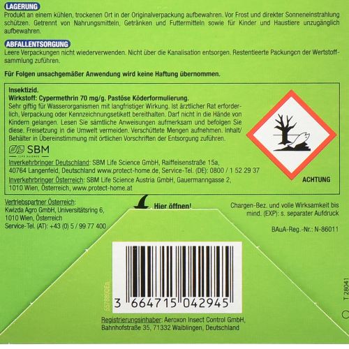 Floristik24 Protect Home FormineX Fliegenköder Streifen Fliegenfalle 12St