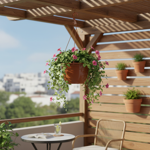 Artikel Blumenampel Ø25cm Terrakotta