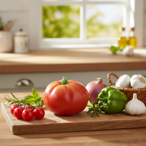 Artikel Tomate künstlich Fleischtomate Lebensmittelattrappe Ø10cm