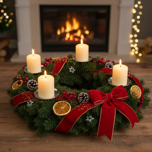 Artikel Kerzenhalter Silber Ø10cm 4 St