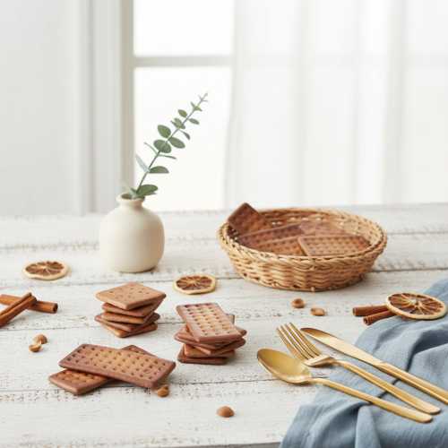 Artikel Deko Kekse Künstliche Lebensmittel 24 Stk 9×4cm Tischdeko Schaufensterdeko Eventdeko Fotorequisiten