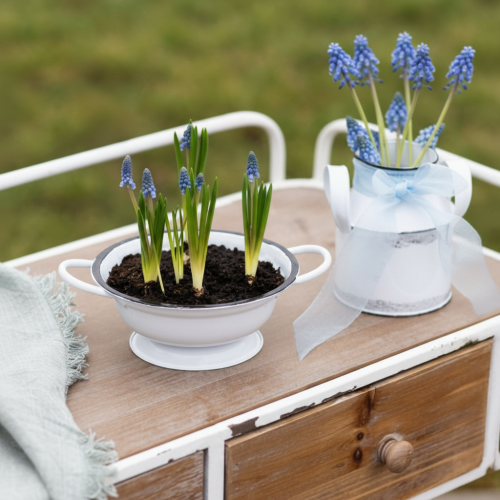 Artikel Metallschüssel Deko Weiß Schwarz Ø16,5cm H6,5cm 4St