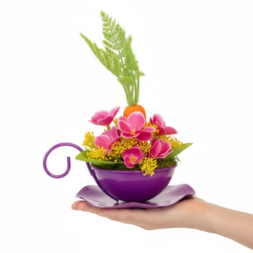 Tischdeko mit Kerze Schale und floraler Dekoration