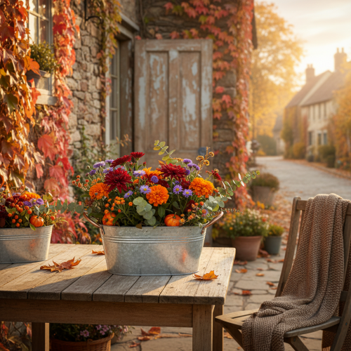 Artikel Blumenschale mit Griffen Dekoschale Metall 17,5×12×9cm