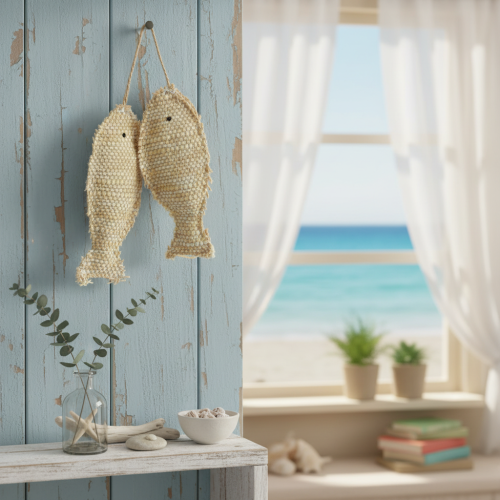 Artikel Maritime Hängedeko Anhänger Deko Fische zum Aufhängen H32cm