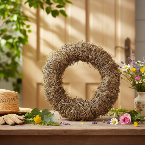 Naturmaterial Kranz natur Dekokranz zum Selbergestalten 35cm | Floristik24.de