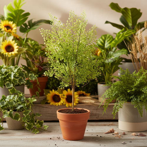 Künstlicher Ruscus Zweig grün für floristische Dekoration 41cm | Floristik24.de
