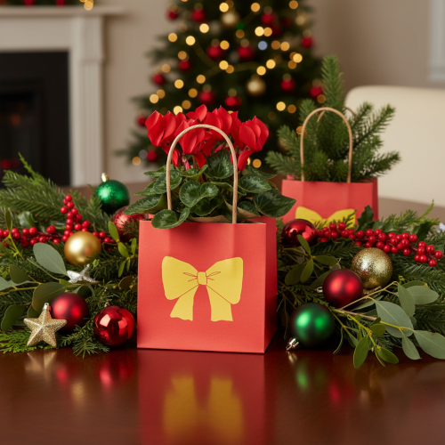 Artikel Geschenktüte Papier mit Schleifen Motiv 12 cm 8St