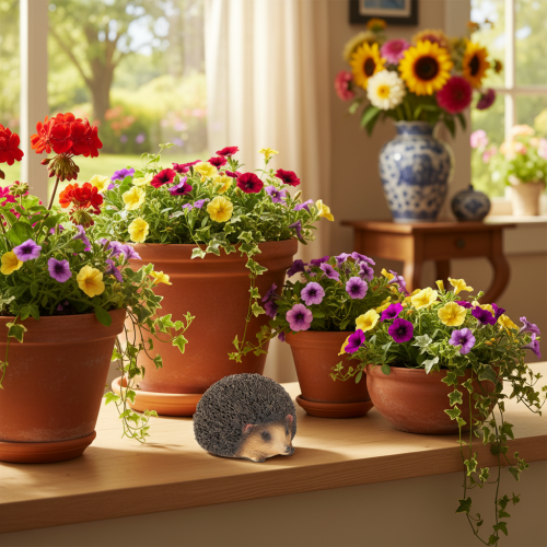 Artikel Igel Deko Figur Kleine Tischdeko für Herbst 8cm