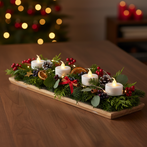 LED-Teelichter mit Flammeneffekt, künstliche Kerzen mit Timer Warmweiß Ø3,6cm 4er-Set | Floristik24.de