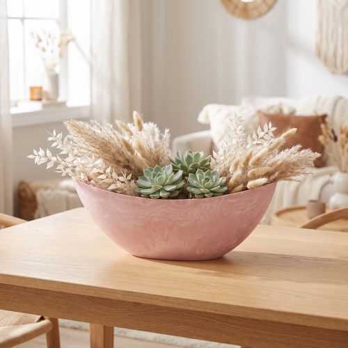 Deko-Schale Pflanzschale Rosa 34cm x 11cm H11cm | Floristik24.de