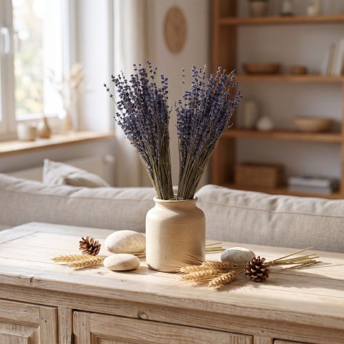 Lavendel Trockenblumen 100g Naturdeko 40cm