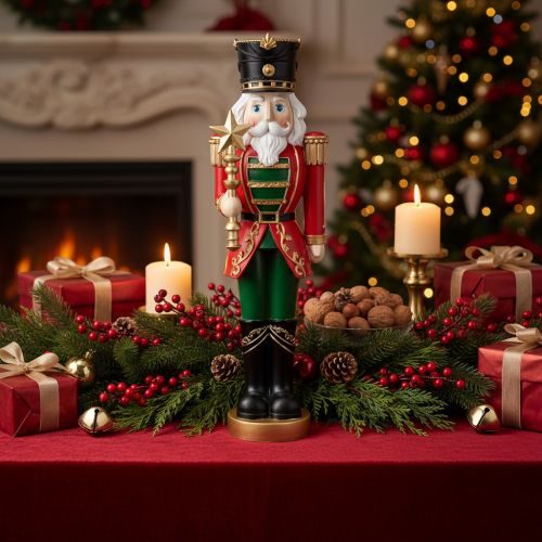 Artikel Nussknacker Dekofigur Festliche Weihnachtsdekoration 59cm